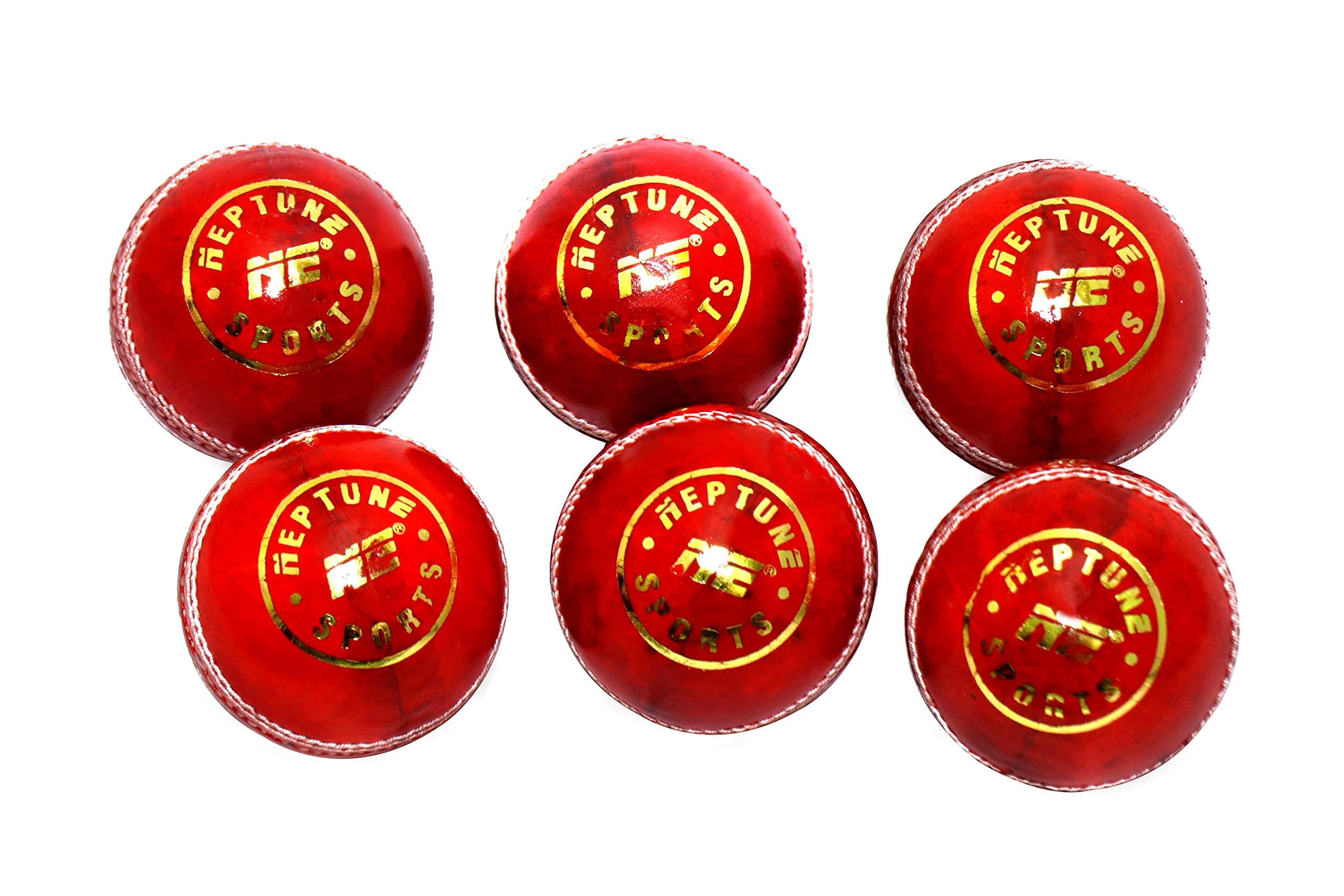 NE NEPTUNE Club Cricket RED Leather Ball, 4 Piece (Pack of 6) (B0B8NDR9H3) Amazon Price History, Amazon Price Tracker