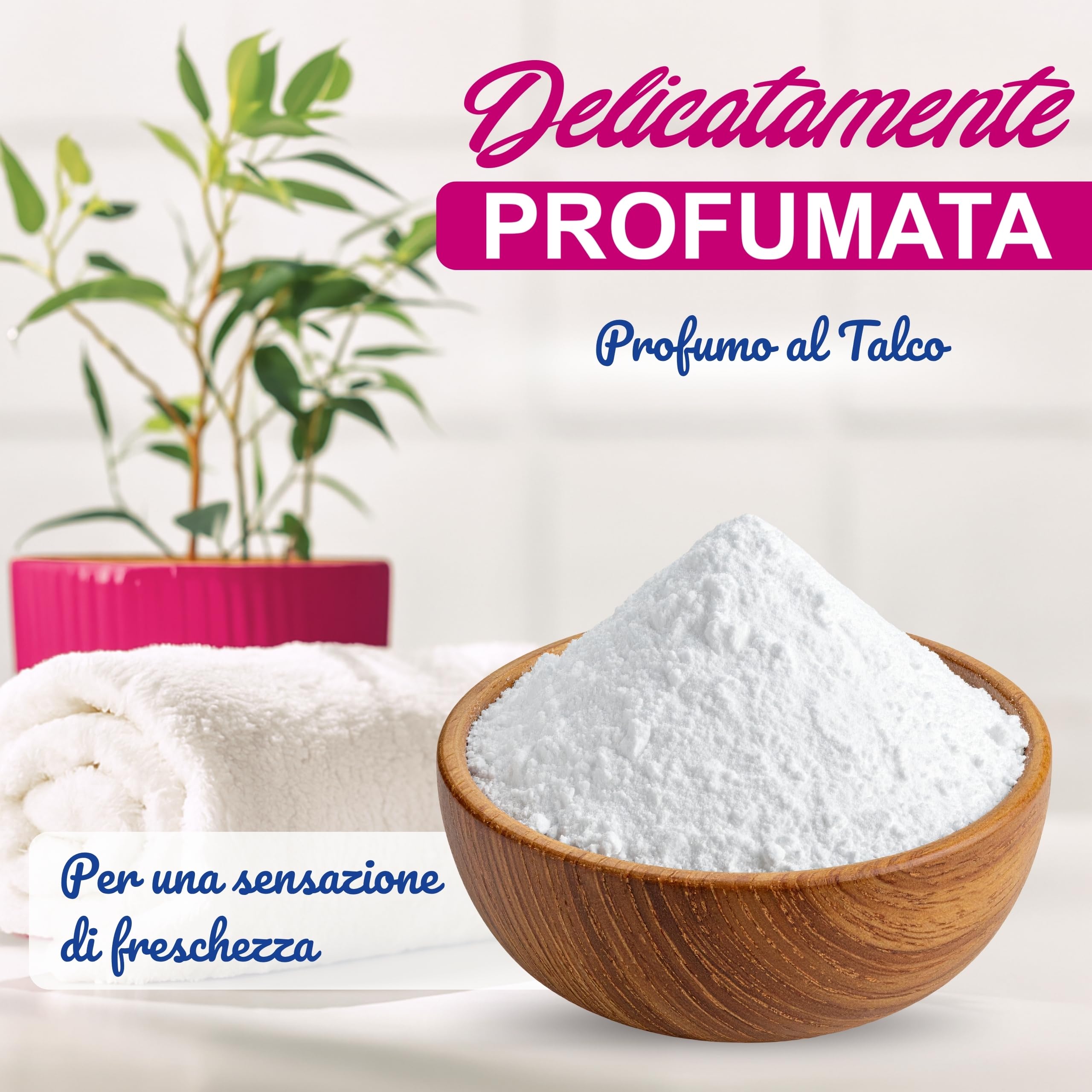 Carta Igienica TULLY 60 Rotoli 2 Veli Profumata al Talco – Carta Morbida e Resistente, Delicata sulla Pelle, Ideale per Bambini e Famiglia, Rotoli Lunghi e di Qualità Premium