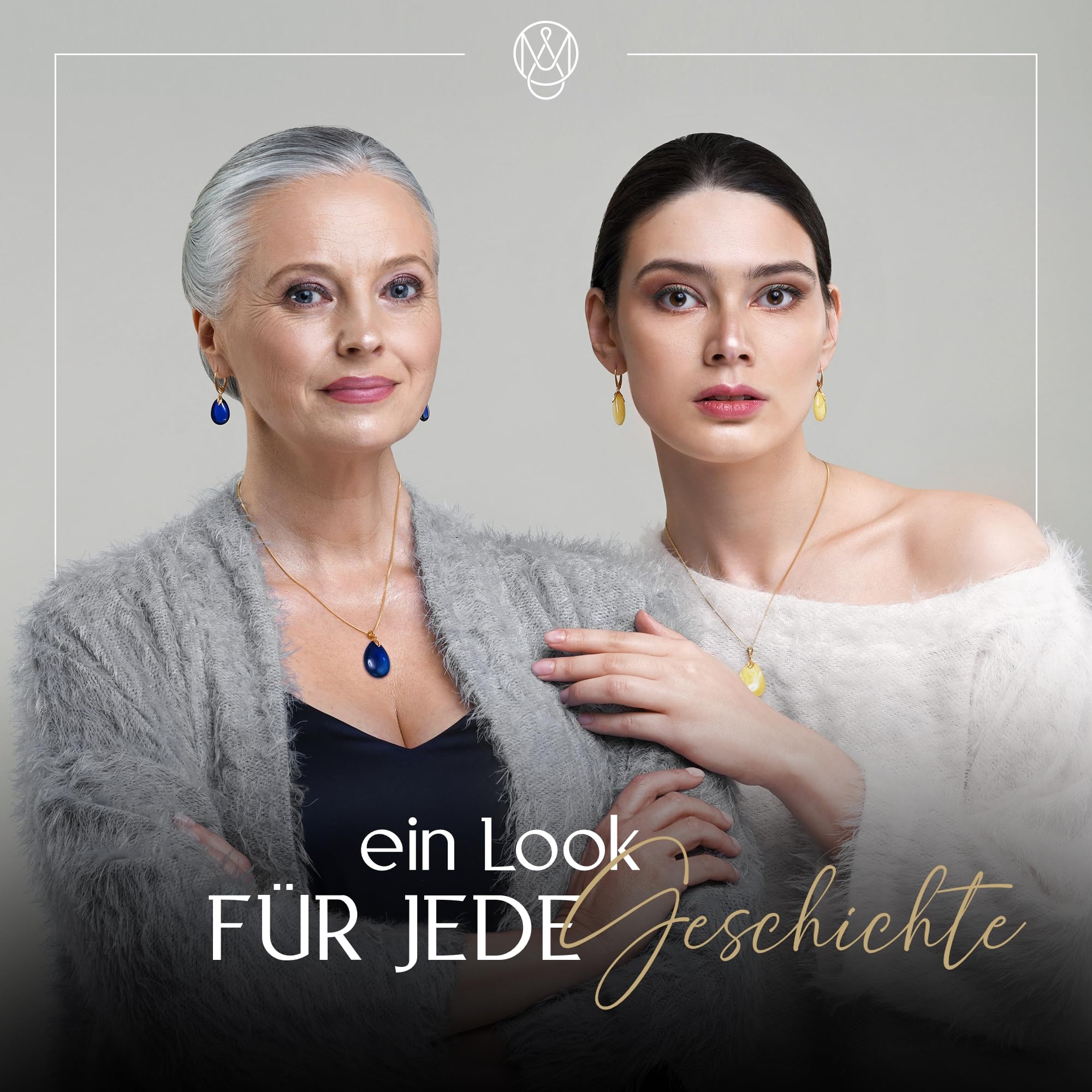 Natürlicher Baltischer Blauer Bernstein Anhänger für Damen | Tropfen Halskette mit vergoldeter Sterling Silber Kette, leichtes 18 Zoll Schmuckgeschenk für den Alltag
