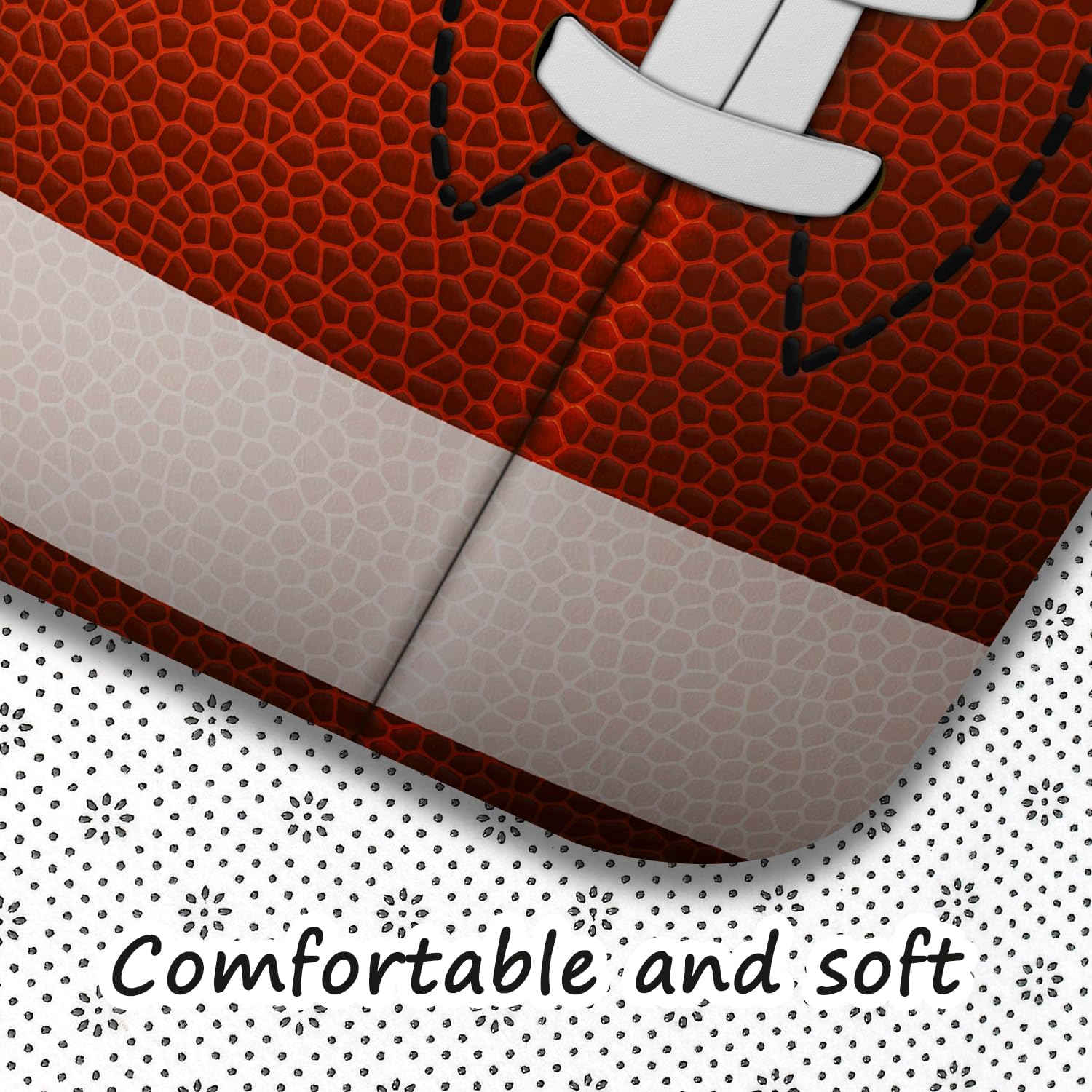 QH Large Area Rug 5'x6' Floor Mat Non-Slip Kids Rugs Washable for Living Room Dining Dorm Room Bedroom Home Decor Football Sports