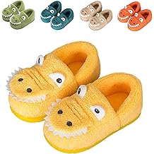 Toddler Slippers Boys Girls Little Kids Dinosaur House Shoes Cute Bunny Slipper for Home Indoor Winter Bedroom Non Slip Soft Plush Rabbit Warm Shoes