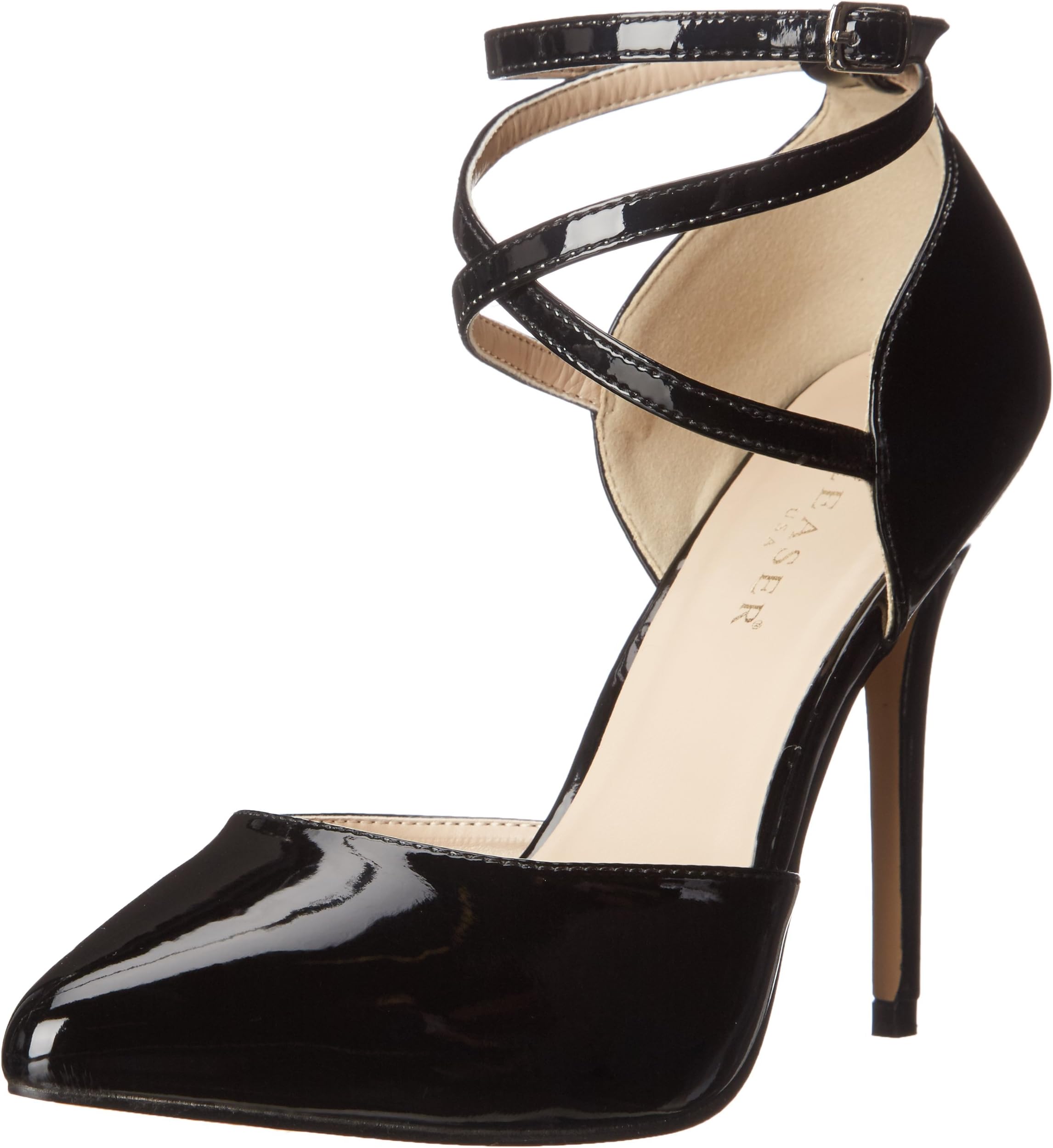 Pleaser AMUSE-25 Blk Pat