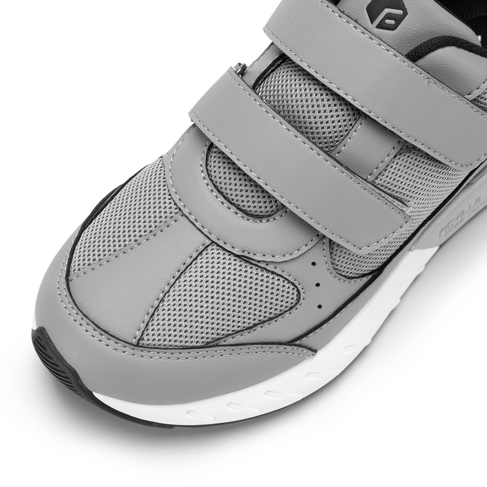 FitVille Schuhe Herren Extra Weite Sneaker mit Klettverschluss Bequem Walkingschuhe für breite platt Füßen