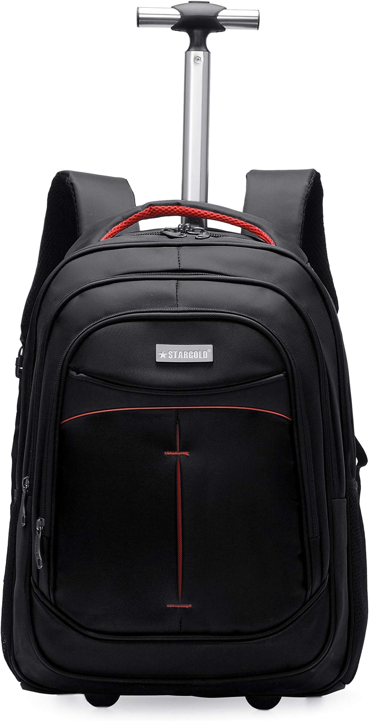 STARGOLD Unisex Water Resistant Wheeled 18in Trolley Backpack