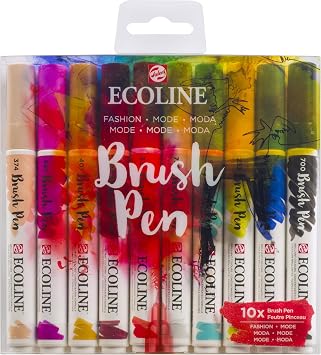 Ecoline Brush Pen Sets 10-pc. Set, Fashion