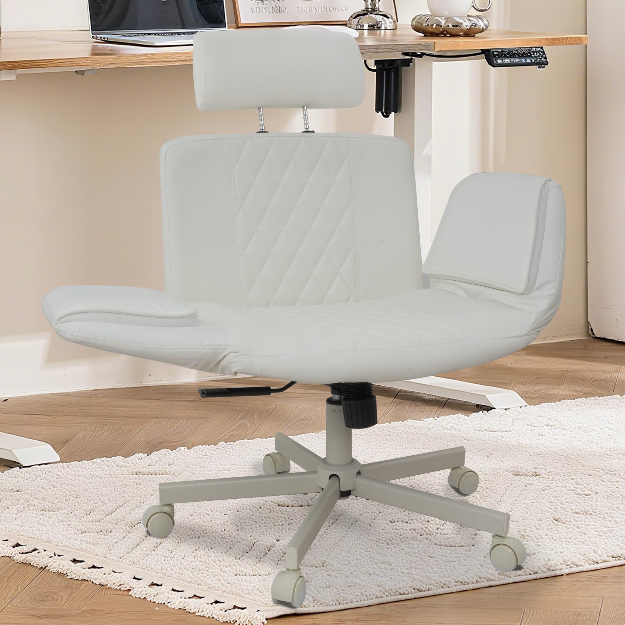Amazon.com: Azaeahom Wide Office Chair, Criss Cross Chair with
