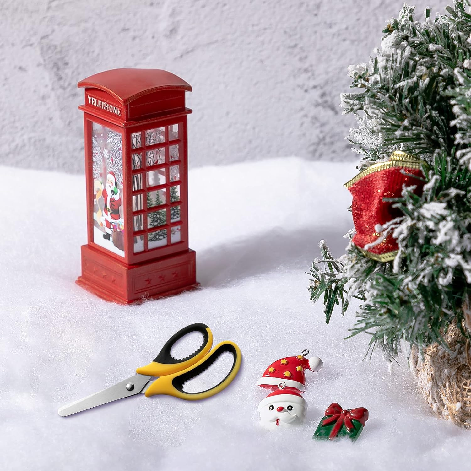 Domire Weihnachten Schneedecke 2 Stück - Künstlicher Schnee Teppich Dekoration