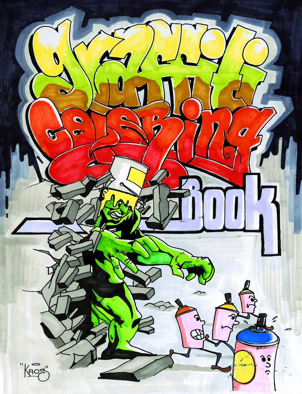 Graffiti Coloring Book (Graffiti Coloring Book, 1): Wufc, Uzi ...