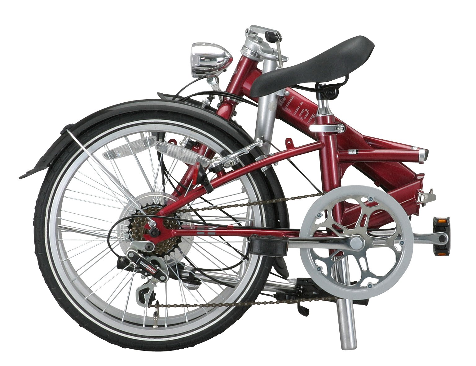 Amazon | Lion(ライオン) 砲弾ライト付き20インチ6段変速折りたたみ