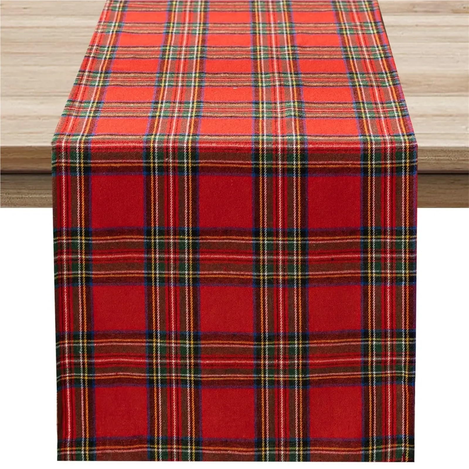 Elegante e lussuoso Runner da tavolo natalizio, tovaglia scozzese in tartan scozzese, Decorazioni per la casa for tavolo da pranzo for la Cucina di casa, for la copertura del tavolo della festa di Nat