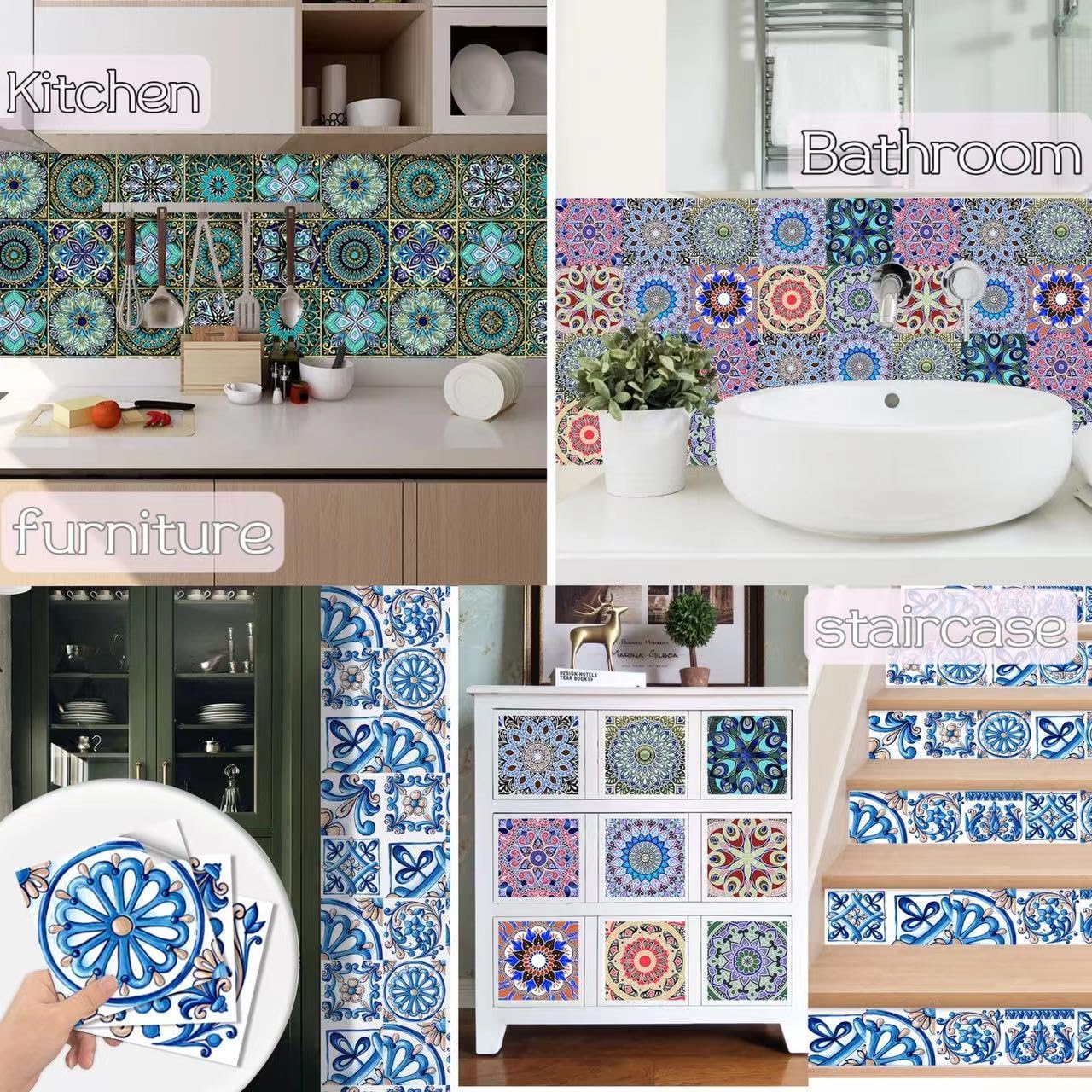 Squisite Piastrelle autoadesive Effetto Marmo Bianco, Impermeabili, per Rivestimenti di pareti, Ideali per Cucina e Bagno. Adesivi murali, Decorazioni Fai da Te per Soggiorno, 15x1