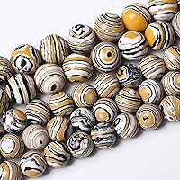 Vista 21 de 60 cuentas redondas sueltas de ágata negra natural mate de 0.236 pulgadas para fabricación de joyas, bricolaje y pulseras, piedra curativa de Ágata