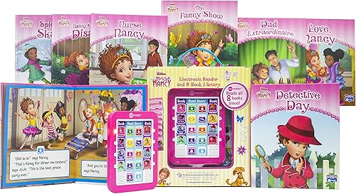 Miniatura 5 de Fancy Nancy Me Reader - Lector electrónico de 8 libros, libros de fantasía de Nancy para niños pequeños, niñas con Nancy, Bree y más con