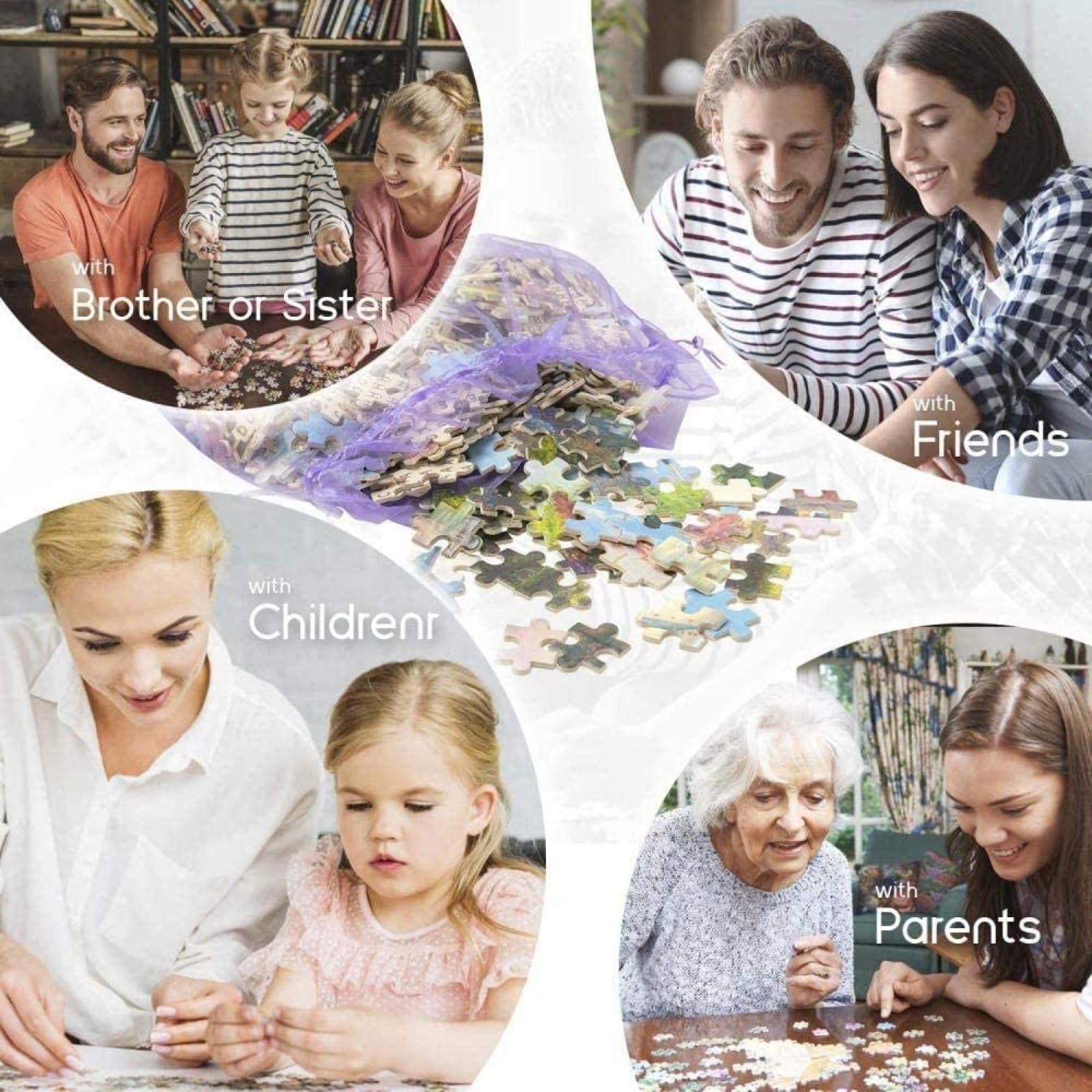 Geschenke für Jungen 3D Puzzle 1500 Teile Welpe Pudel Tier 87x57cm