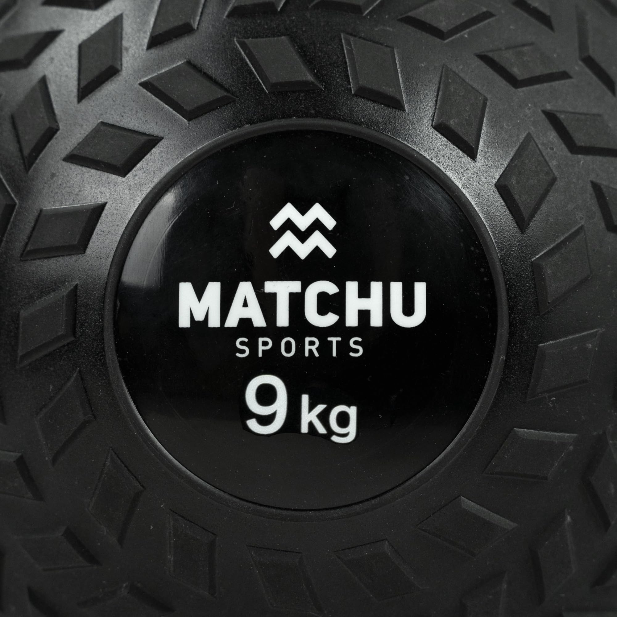 MATCHU - Slam Ball - Slamball - Tire Ball - Boule de Médecine - Fitness, Crossfit, Gymnatistics - Design Robuste - Poignée Supplémentaire - Caoutchouc Solide