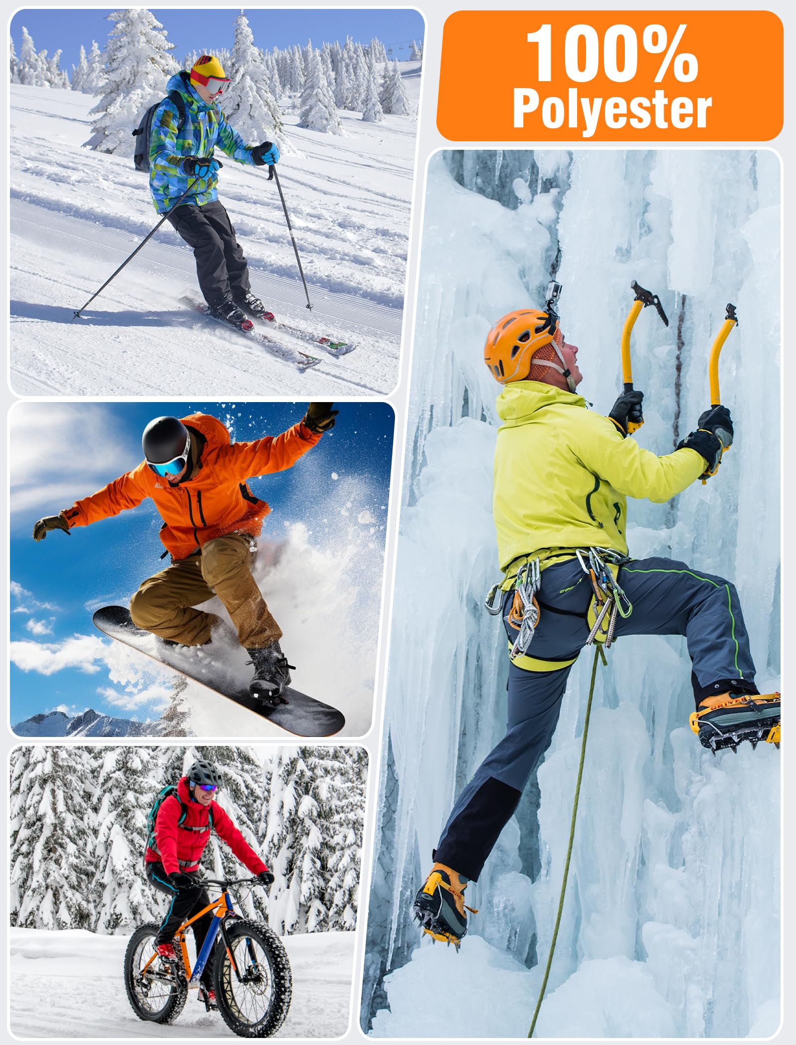 Zoofly Pantalones Invierno Hombre Trekking Hombre Impermeables Pantalon Trekking Hombre Invierno Calentar Escalada Senderismo Esquiar Aire Libre Pantalon Trekking Hombre Invierno