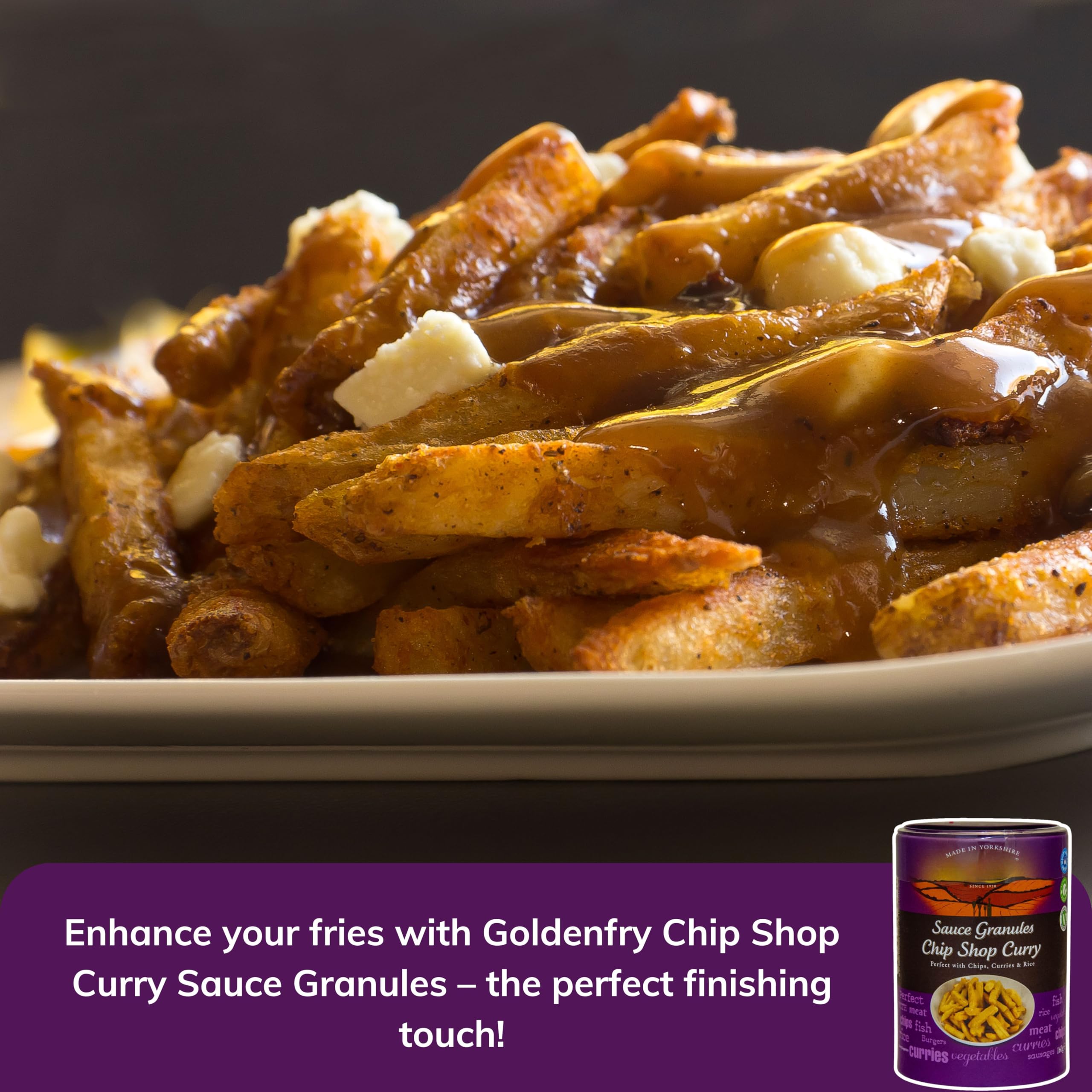 Chip Shop Lot de 3 granulés de sauce au curry 160 g