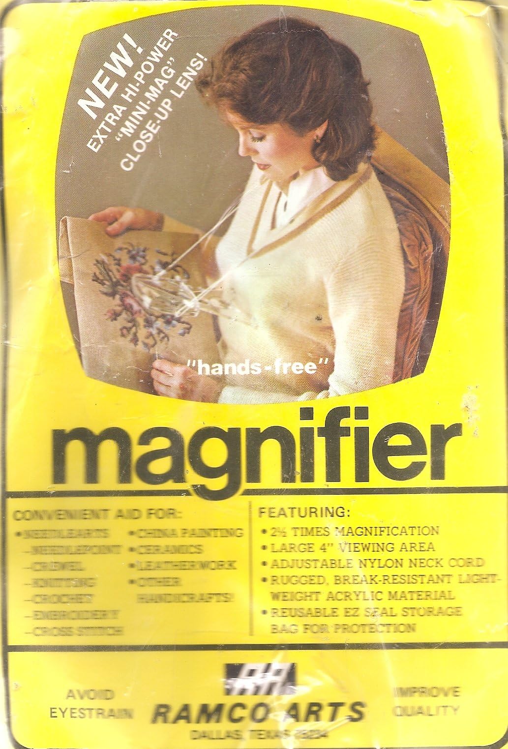 Ramco Arts Free Hand Magnifier 2.5x