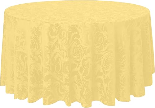 Miniatura 7 de Ultimate clásico Damask Melrose textil 108inch Mantel redondo