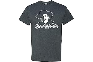 Say When Doc Holliday Men's Tombstone T-Shirt