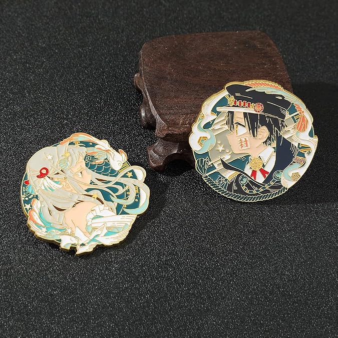 Ealipoi Anime Tbhk Brooch Yashiro Nene Pins Hanako kun Brooches Metal Pendant Cosplay Gift for Women