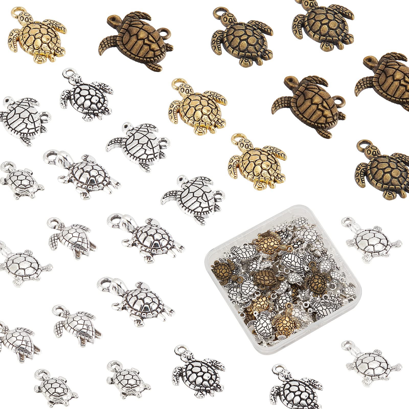 Perles tortue de mer pour créer des bracelets de vacances uniques