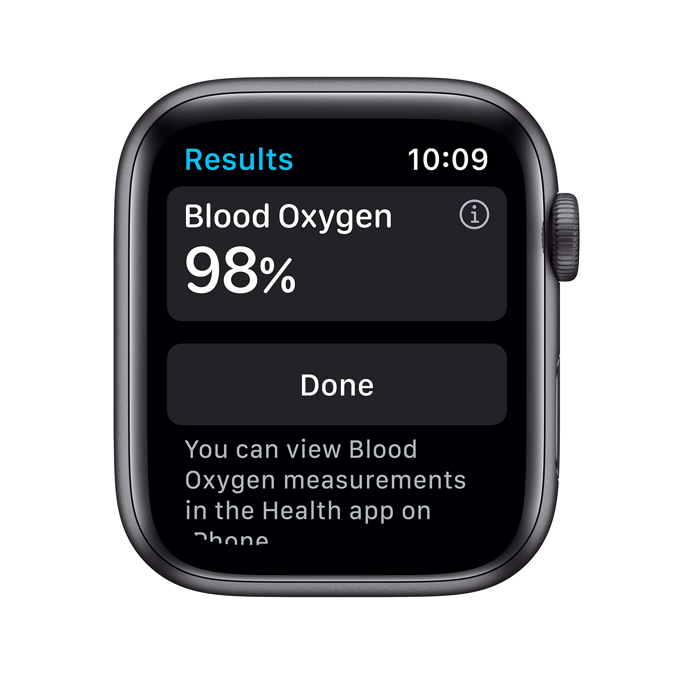 Apple New Watch Series 6 (GPS, 44mm) - Space Grey Aluminium Case 