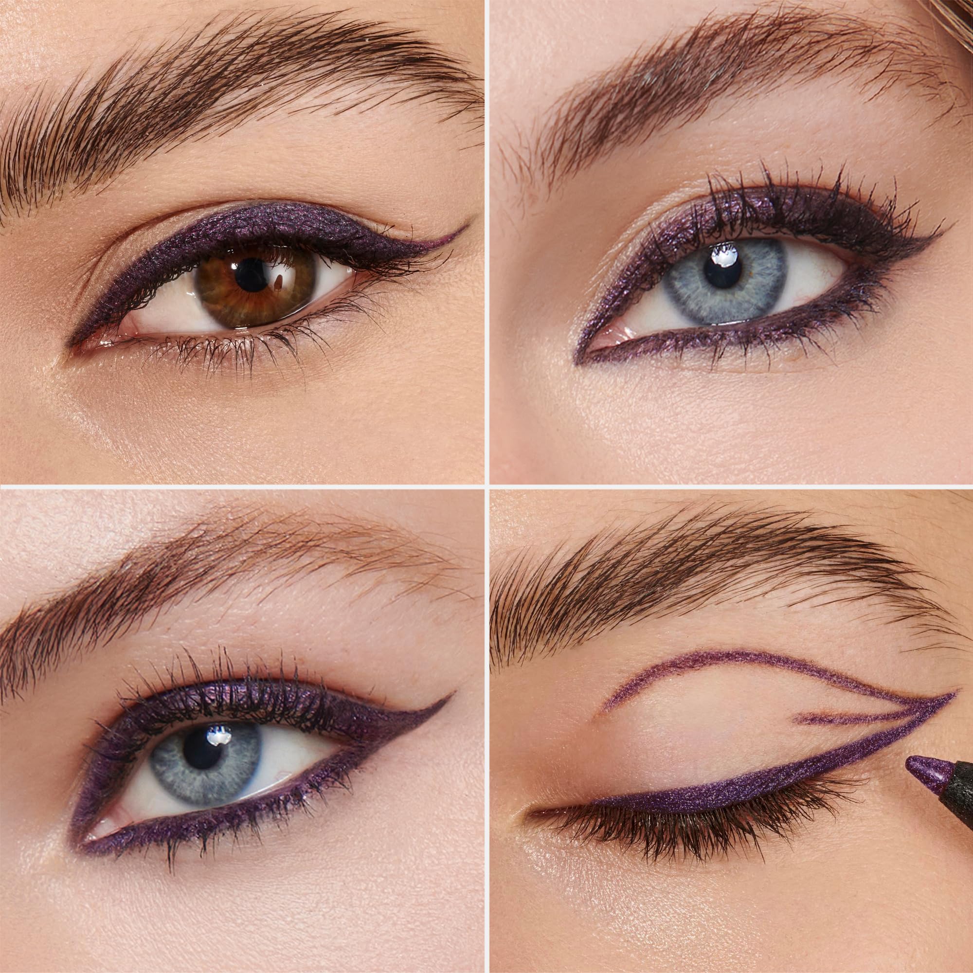 Wonderskin Eyeliner Pencil, 1440 Longwear Deep Purple Eyeliner Pencil - Waterproof, Sharpenable & Smudge Proof - Image 2