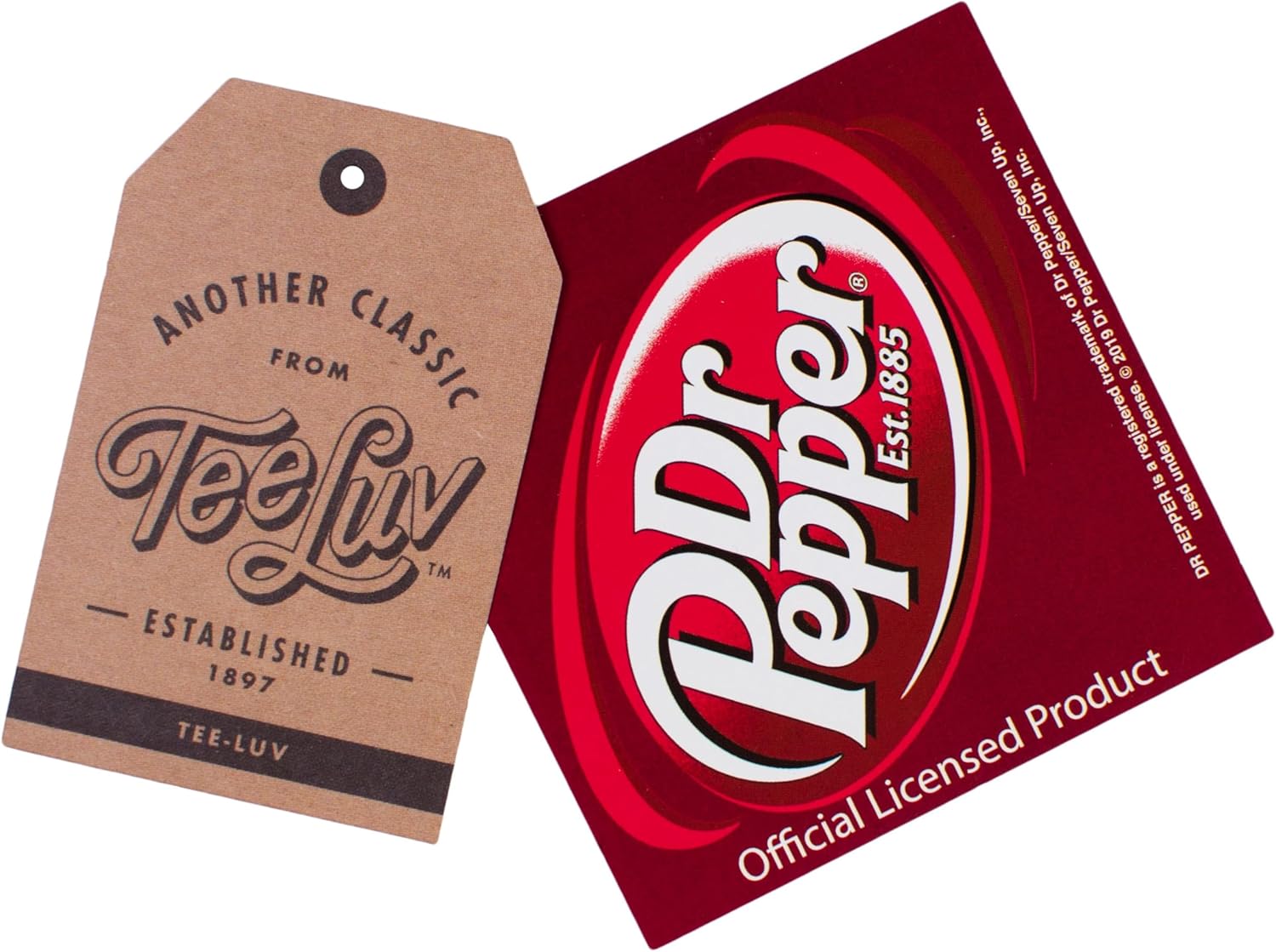 Tee Luv Men's Faded Drink Dr Pepper Soda Logo Shirt - Image 7