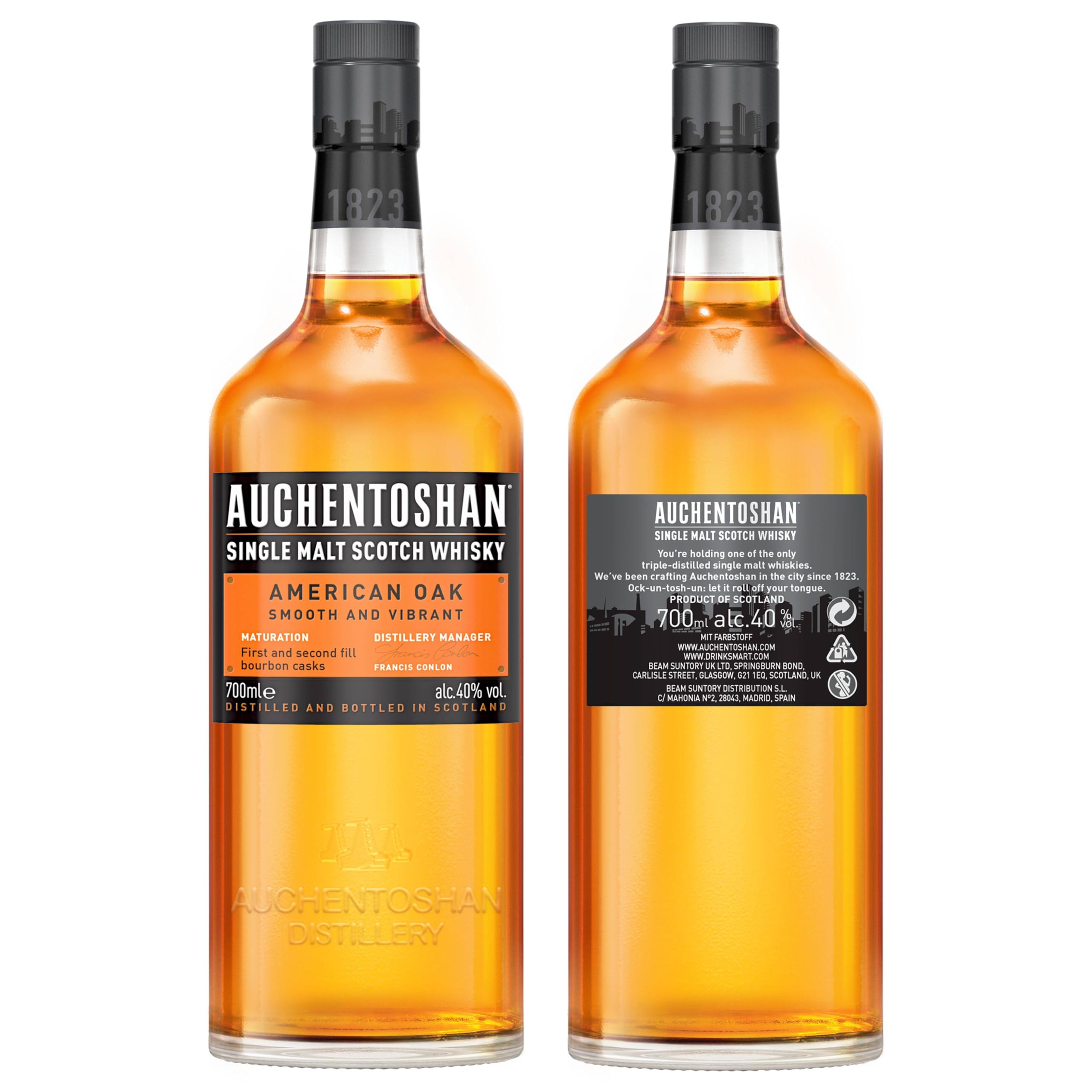 Auchentoshan American Oak Whisky Escocés Single Malt 70cl