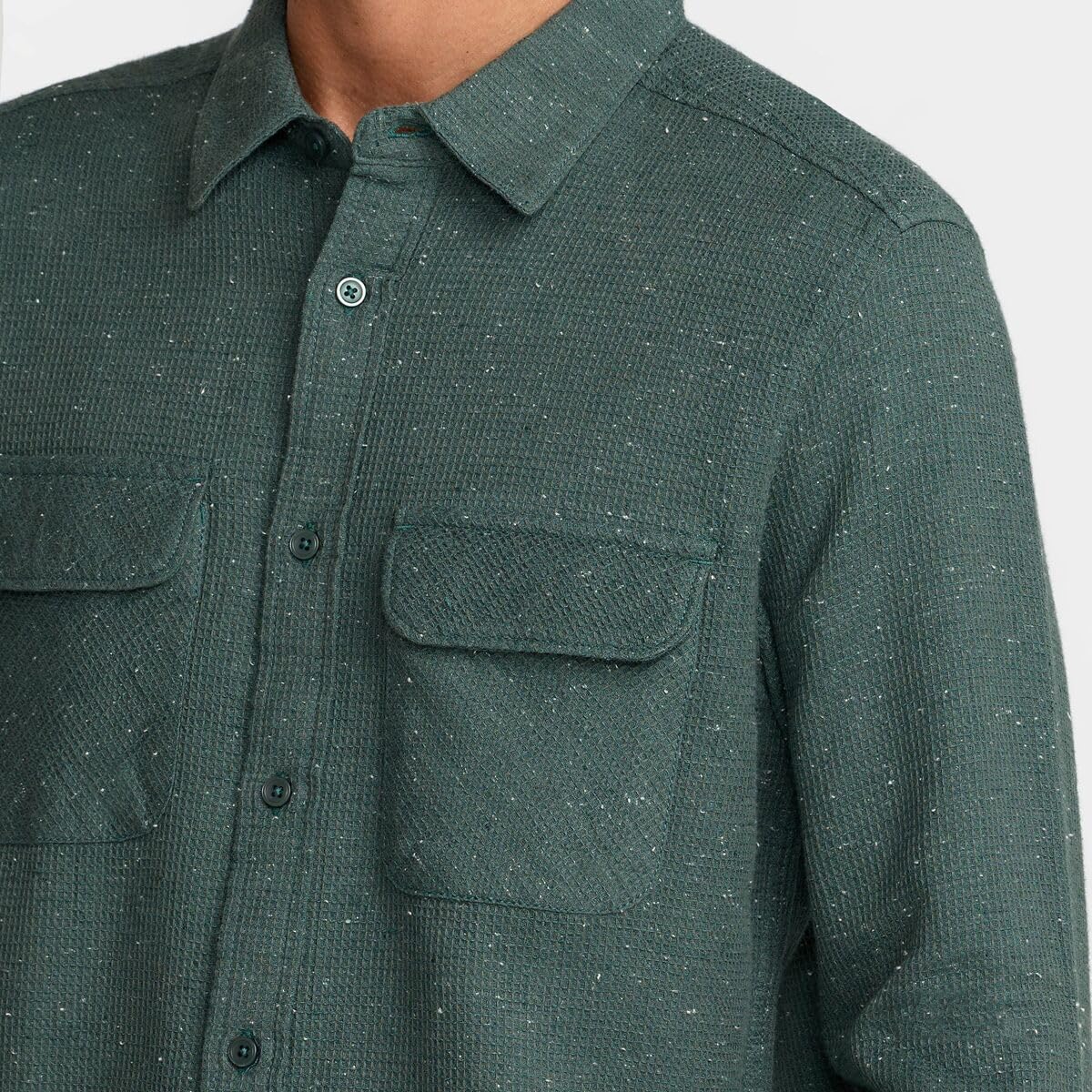 RVCA Mens Dayshift Flannel Long Sleeve - Image 2