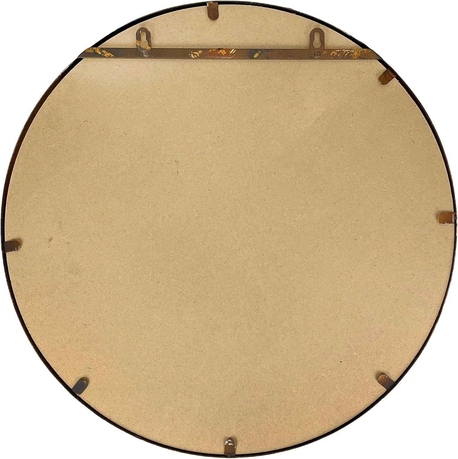 Zeckos Bronze Finish Mermaid Wall-Mounted Mirror – 20-Inch Diameter Decorative Accent for Coastal and Nautical Home Decor, Elegant Focal Point for Living Room or Bathroom