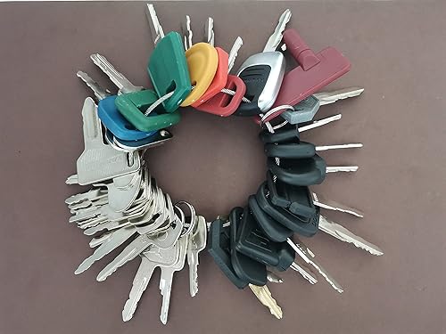 36 llaves de construcción de equipos pesados para Caterpillar Komatsu Kubota Case JD Toyota Hyster Takeuchi Ford New Holland y más