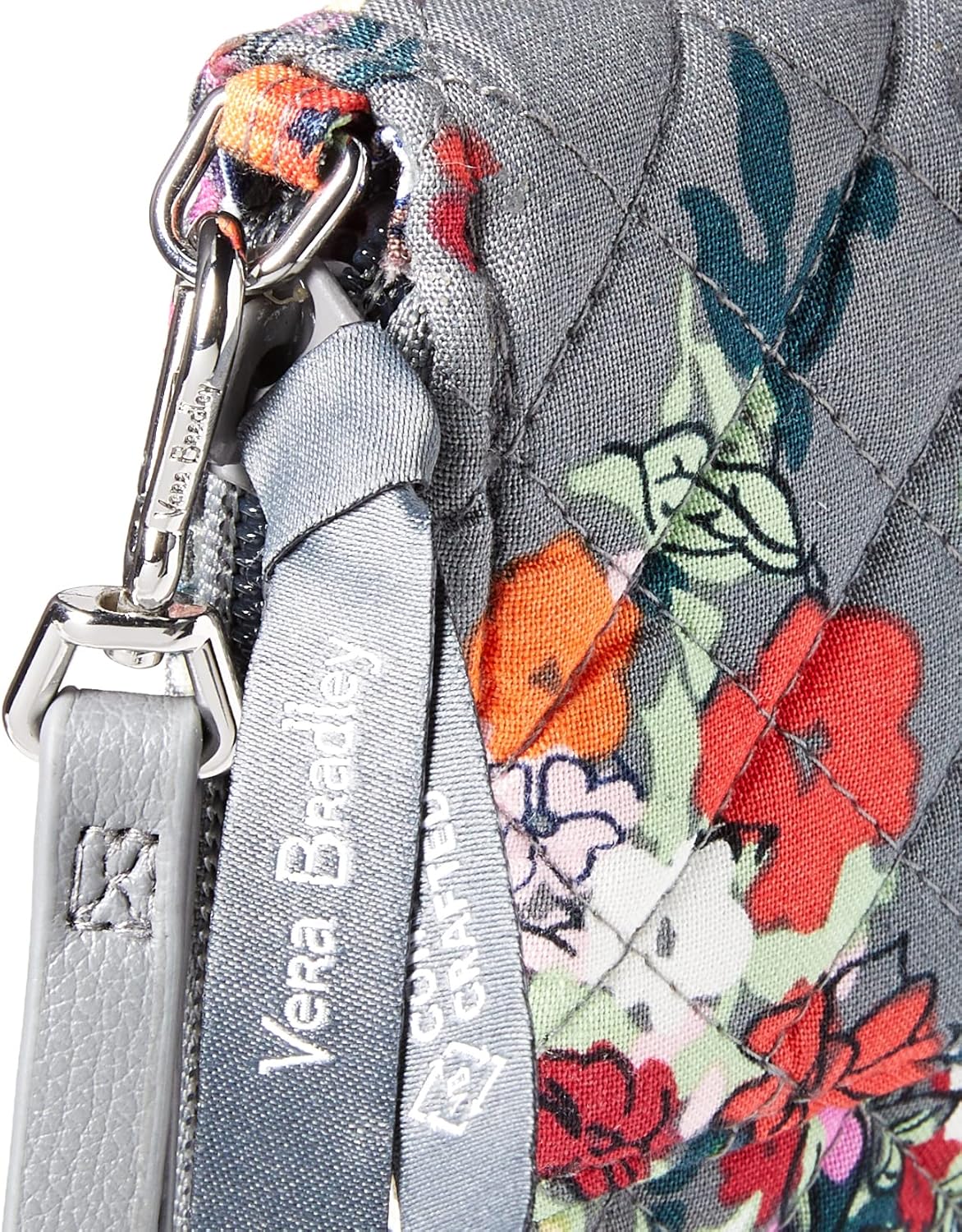 Vista 4 de Vera Bradley Pulsera de acordeón de algodón para mujer con protección RFID