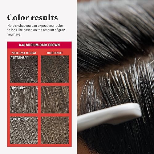 Miniatura 9 de Solo para hombres Auto Stop tintura química para el cabello 1 Marrón medio