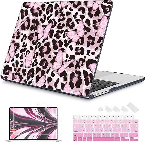 Miniatura 41 de Mektron Diseñada para MacBook Air 2025/2024/2023 de 15 PULGADAS M4 A3241 /M3 A3114 /M2 A2941, Carcasa de Cubierta Rígida de Plástico Impreso