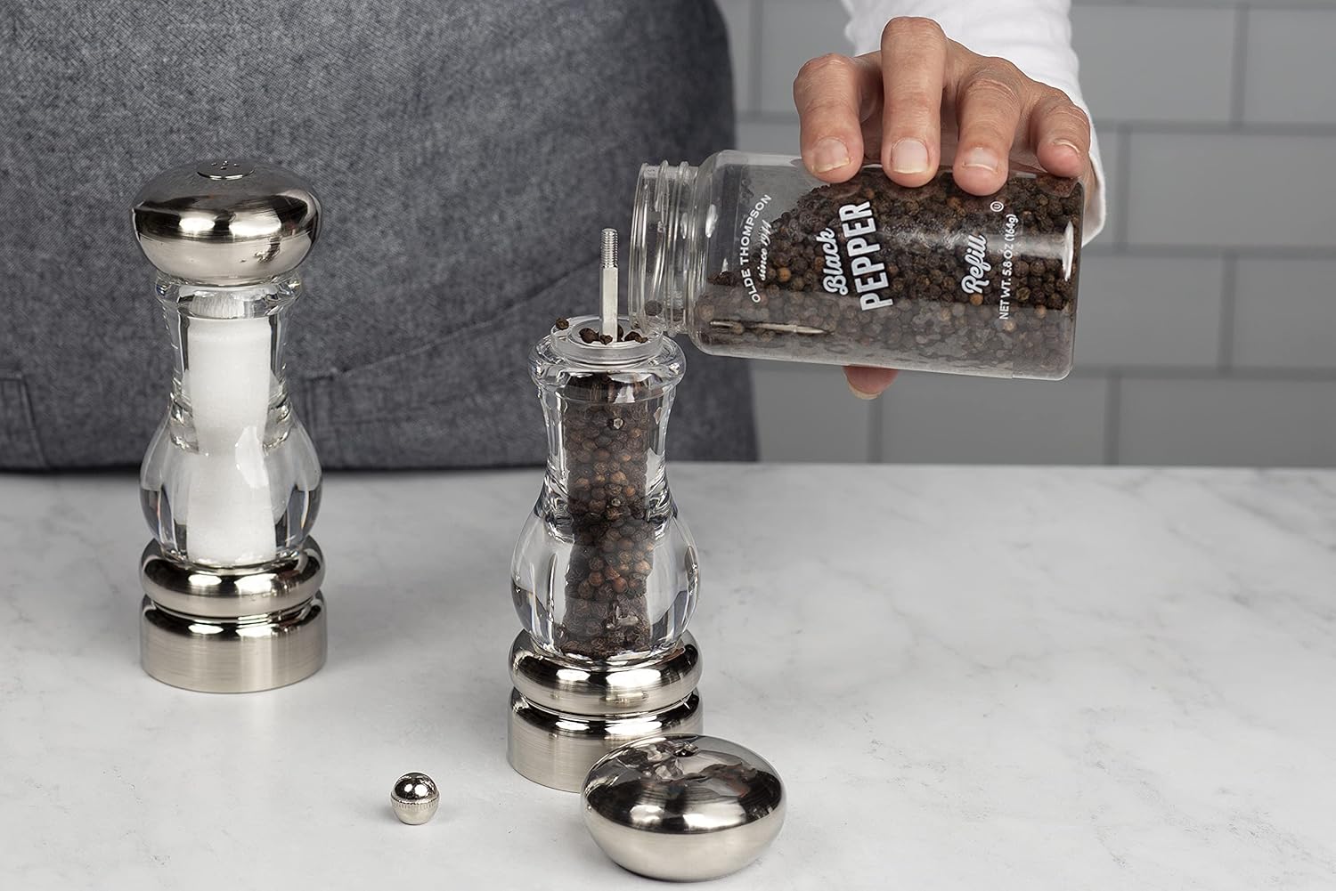 Olde Thompson Del Norte Peppermill and Salt Shaker Set : Everything Else