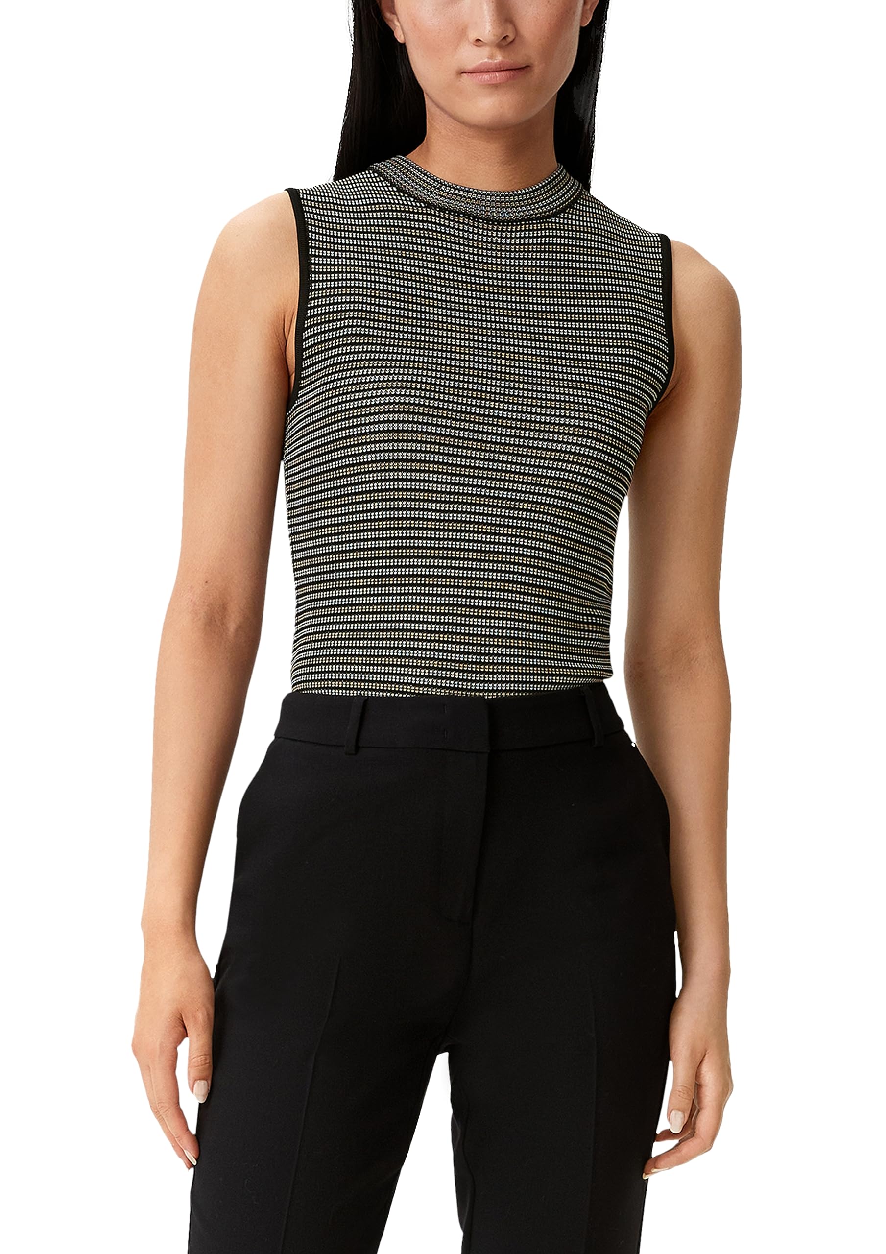comma Viscose Mix Knit Top