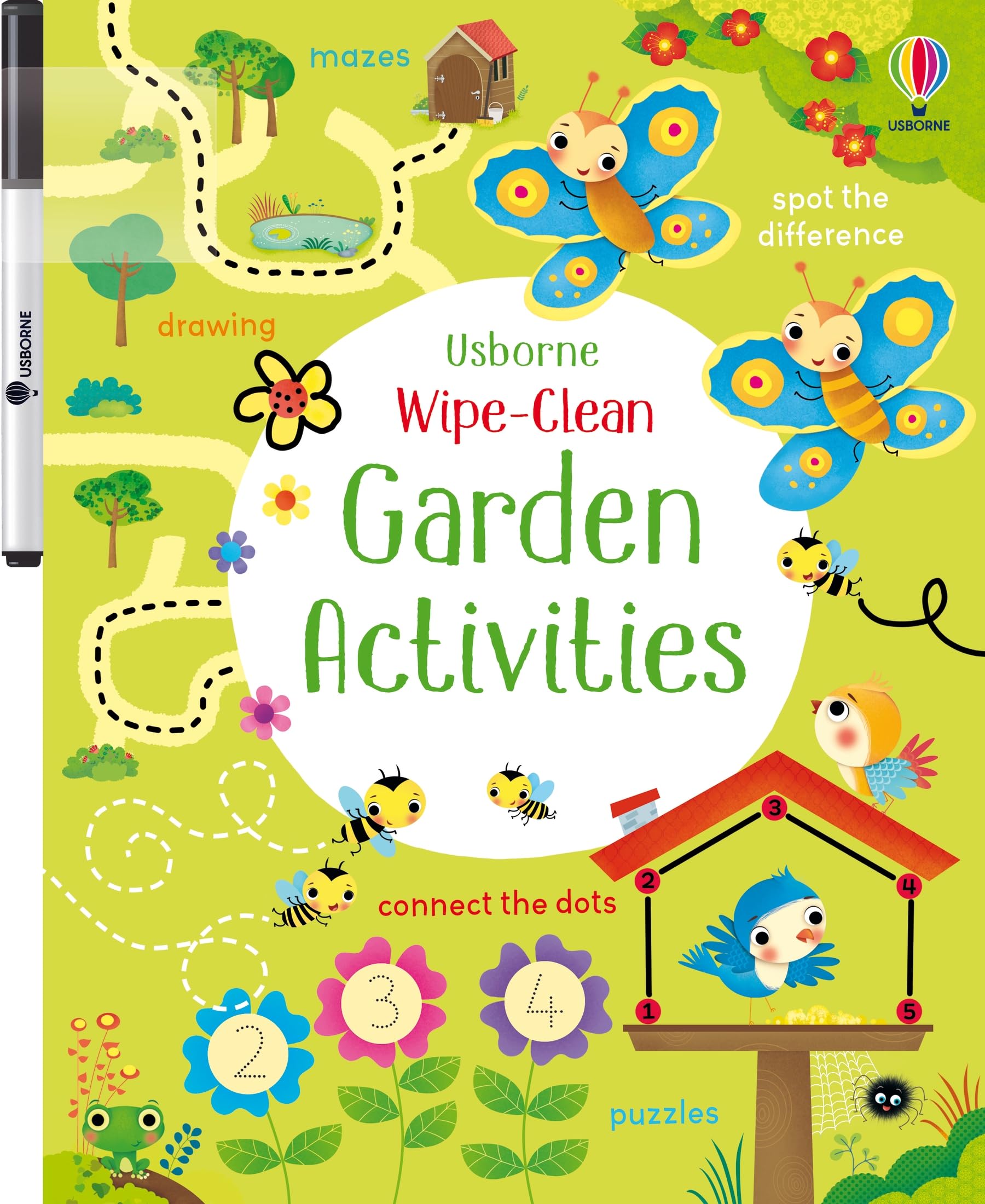 Wipe-Clean Garden Activities (Wipe-Clean Activities) (Wipe-clean Books)-Kirst
