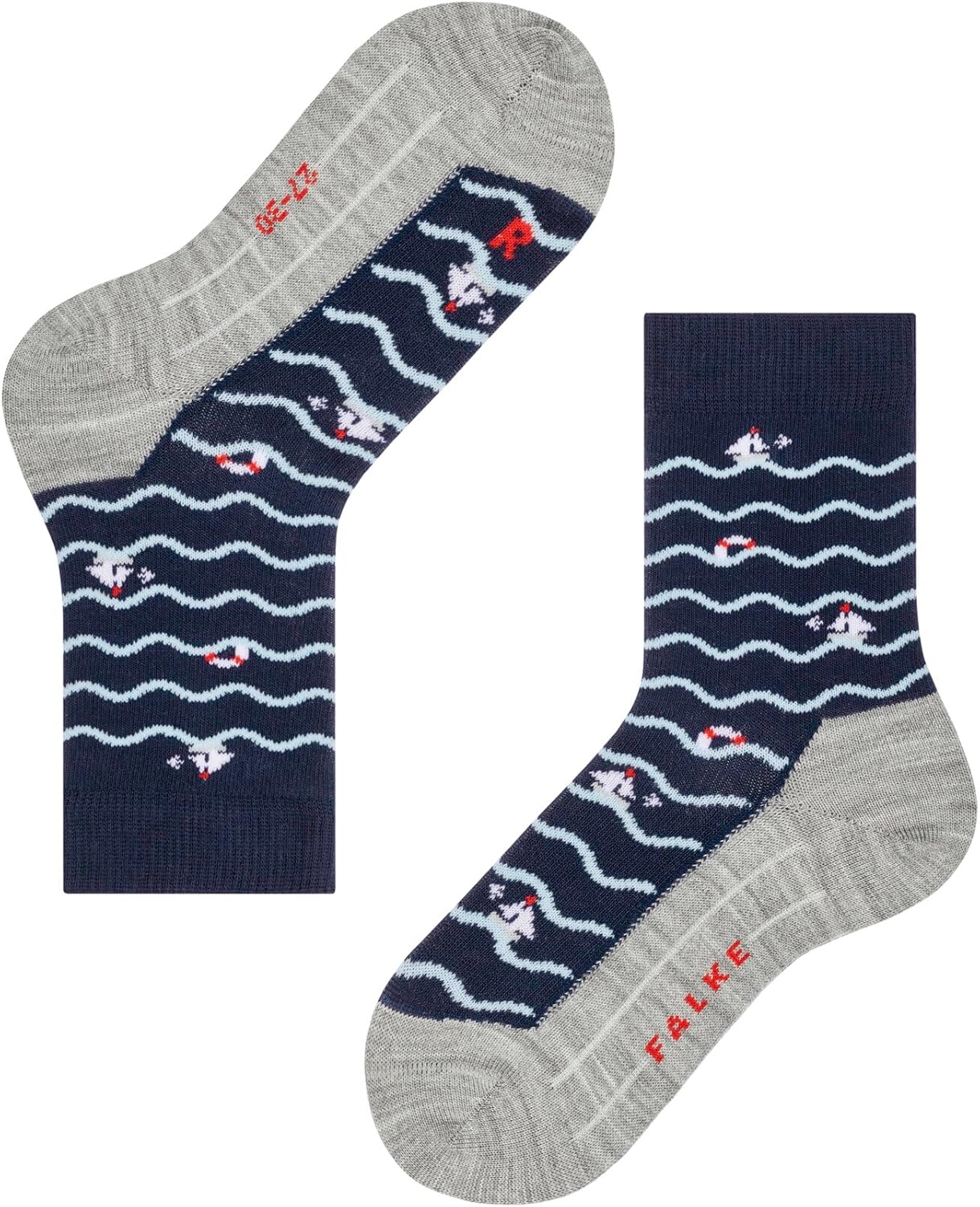 FALKE Active Sailing Boats K So Cotton Functional Material Thin Breathable Unisex-Child Socks (1-Pack)