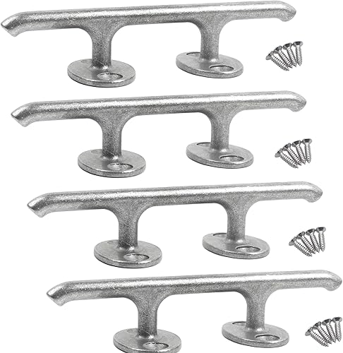 Thorn Juego de 4 tacos de base abierta de acero inoxidable con mango de águila