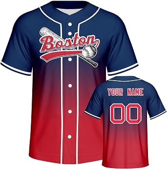 Custom Baseball Jersey City Baseball bat Personalized Name & Number for Men Women Youth Fans Gifts Baseball Shirts