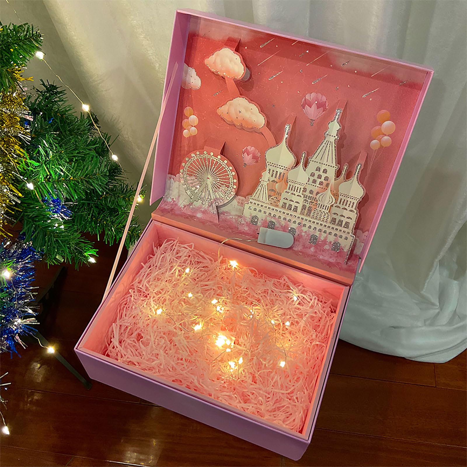 Etinga Paquete de 12 luces de hadas de 7 pies con 20 LED, luces decorativas alimentadas por pilas para fiestas, bodas, Navidad, decoraciones de vacaciones (blanco cálido, paquete de 12 unidades de 7
