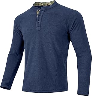 Sponsored Ad - FREE SOLDIER Men's Thermal Henley Long Sleeve Shirts Fleece Pullover Sweaters Lightweight Sweatshirts