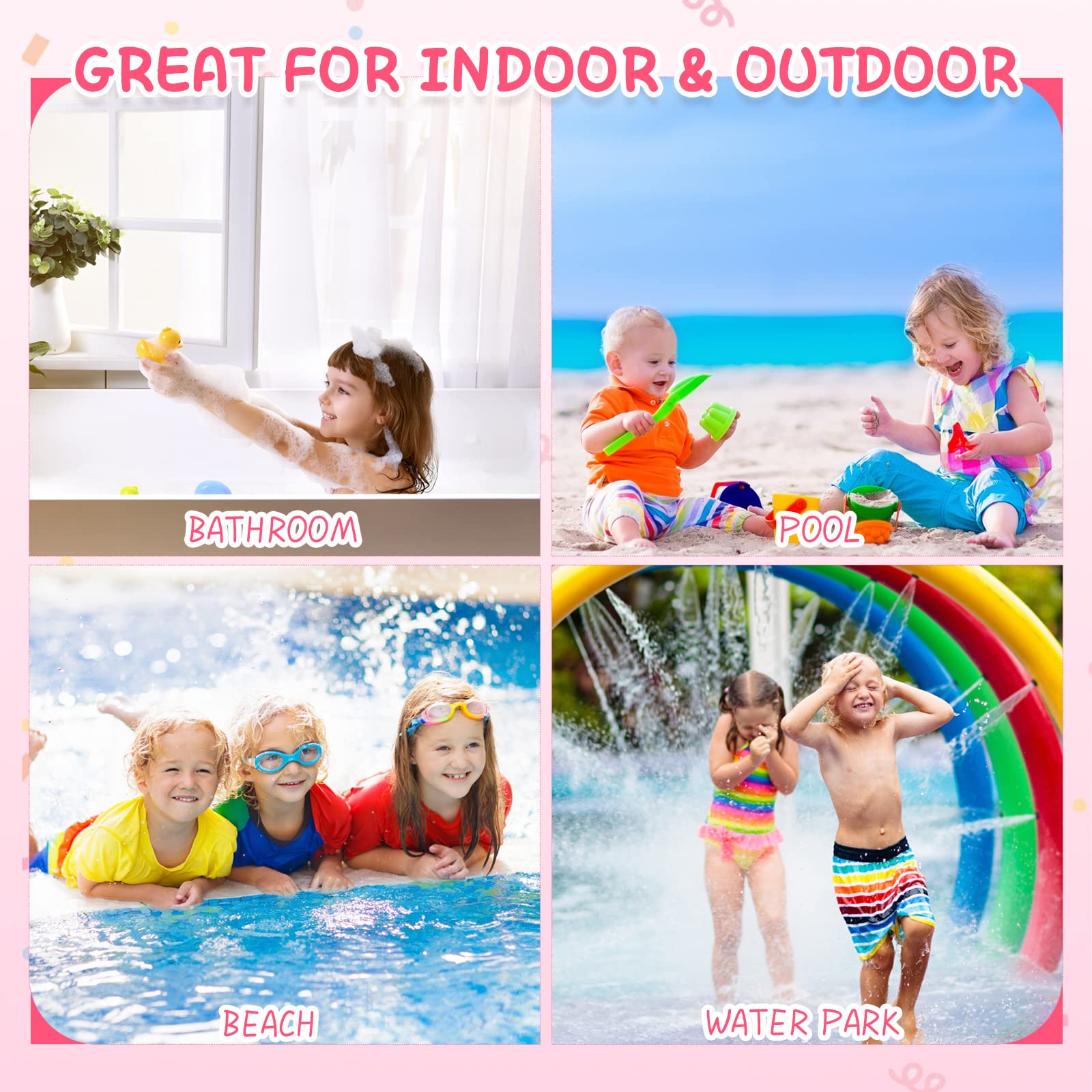 Foaincore 10 Stück Kapuzenhandtücher für Kleinkinder, Kinder, Poncho-Handtücher, Kinder, Strandtücher, 119,6 x 61 cm, weiche Mikrofaser, Baby-Kapuze, Pool-Handtuch, Poncho, Wickel-Bademantel mit