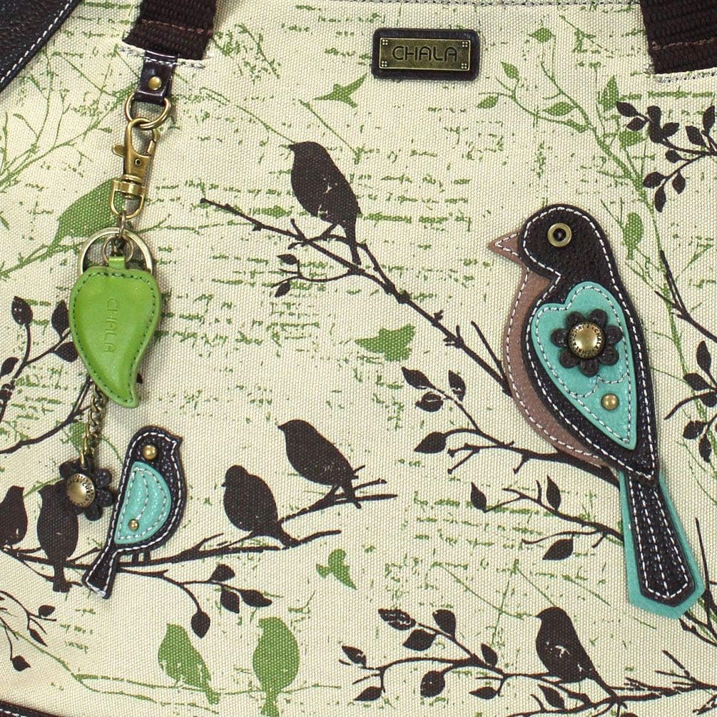Chala Handbags Safari Bird Canvas Tote Purse