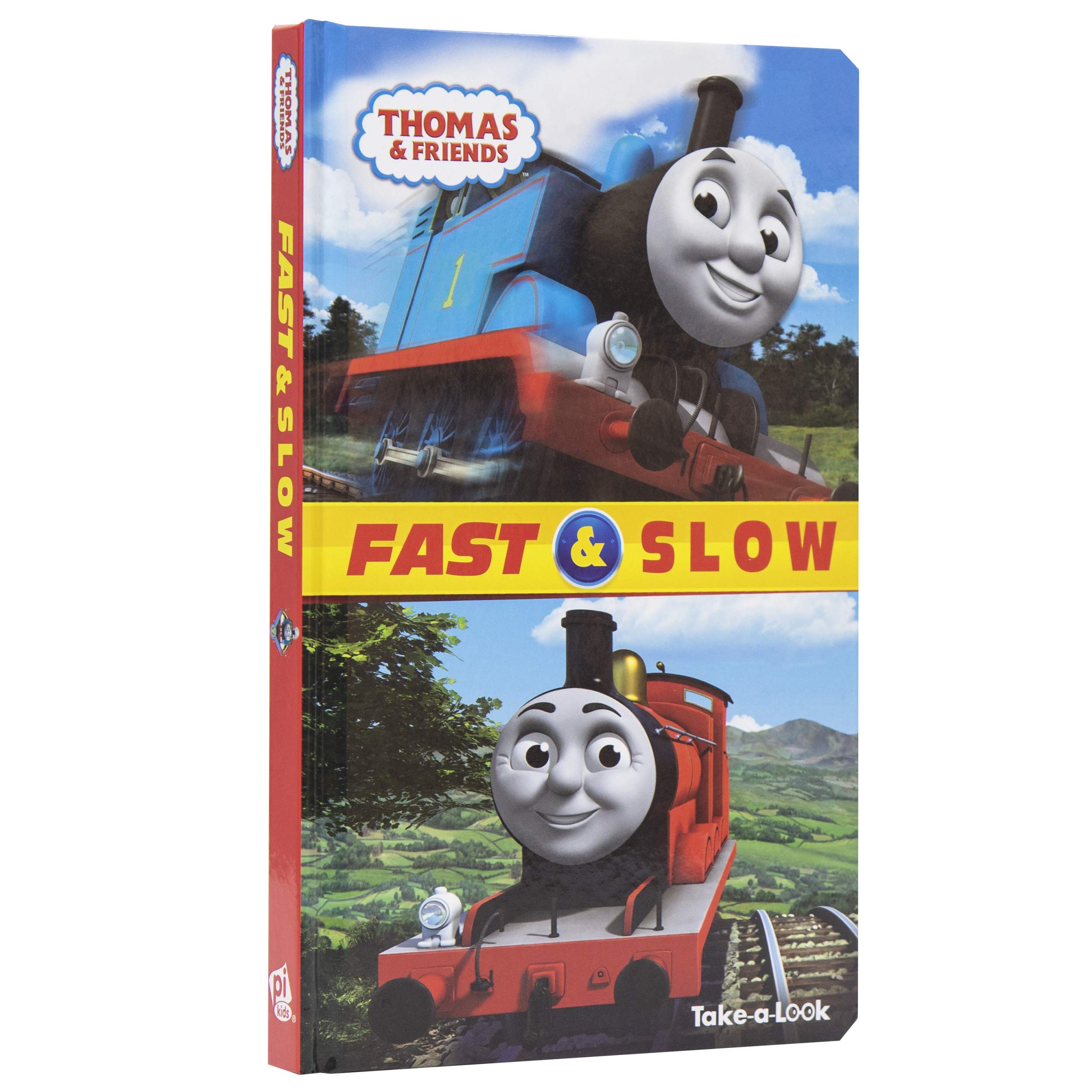 Thomas & Friends - Fast & Slow Take-a-Look Board Book - Look and Find - PI Kids
