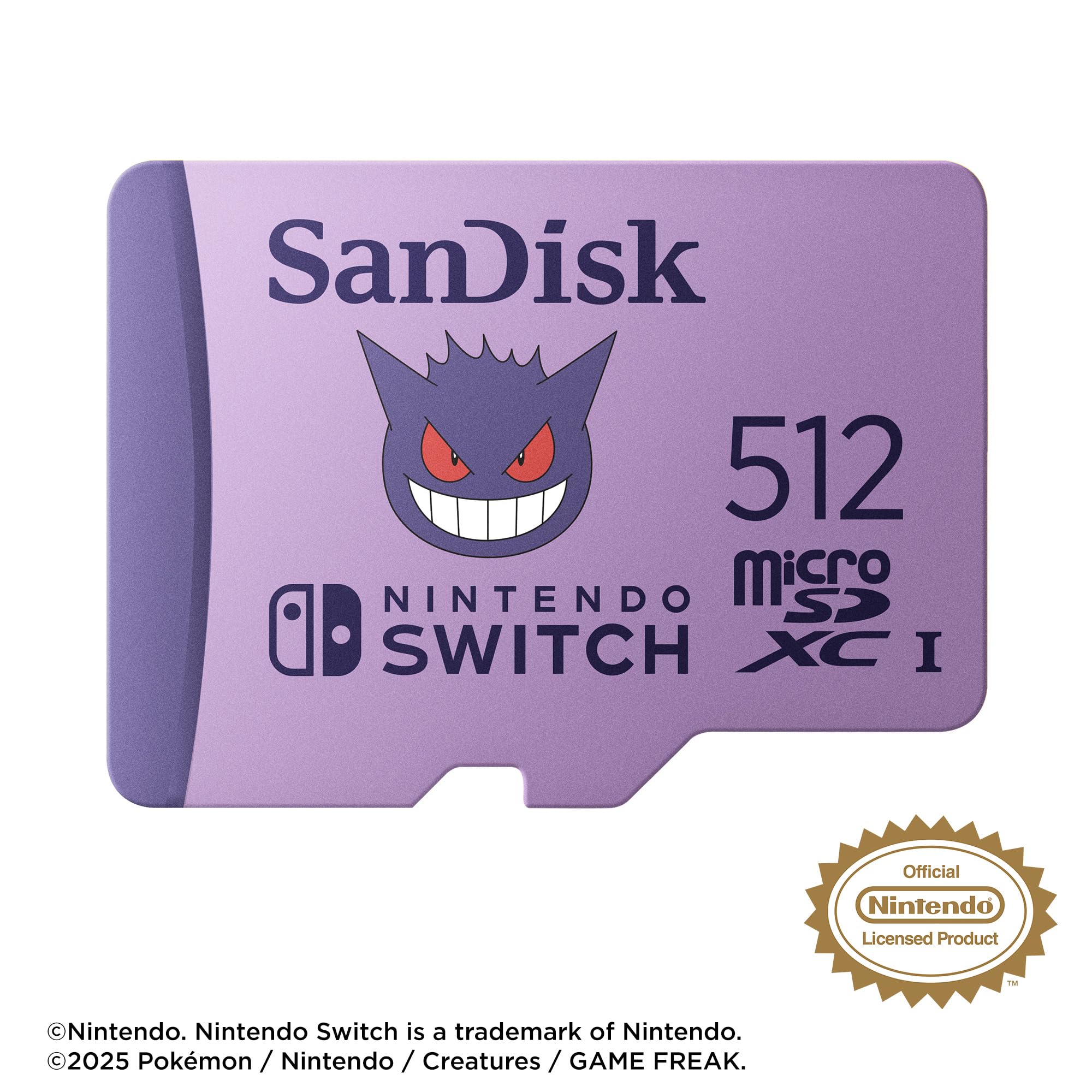 Carte mémoire micro SD Sandisk Nintendo Switch System Pokemon 512Go