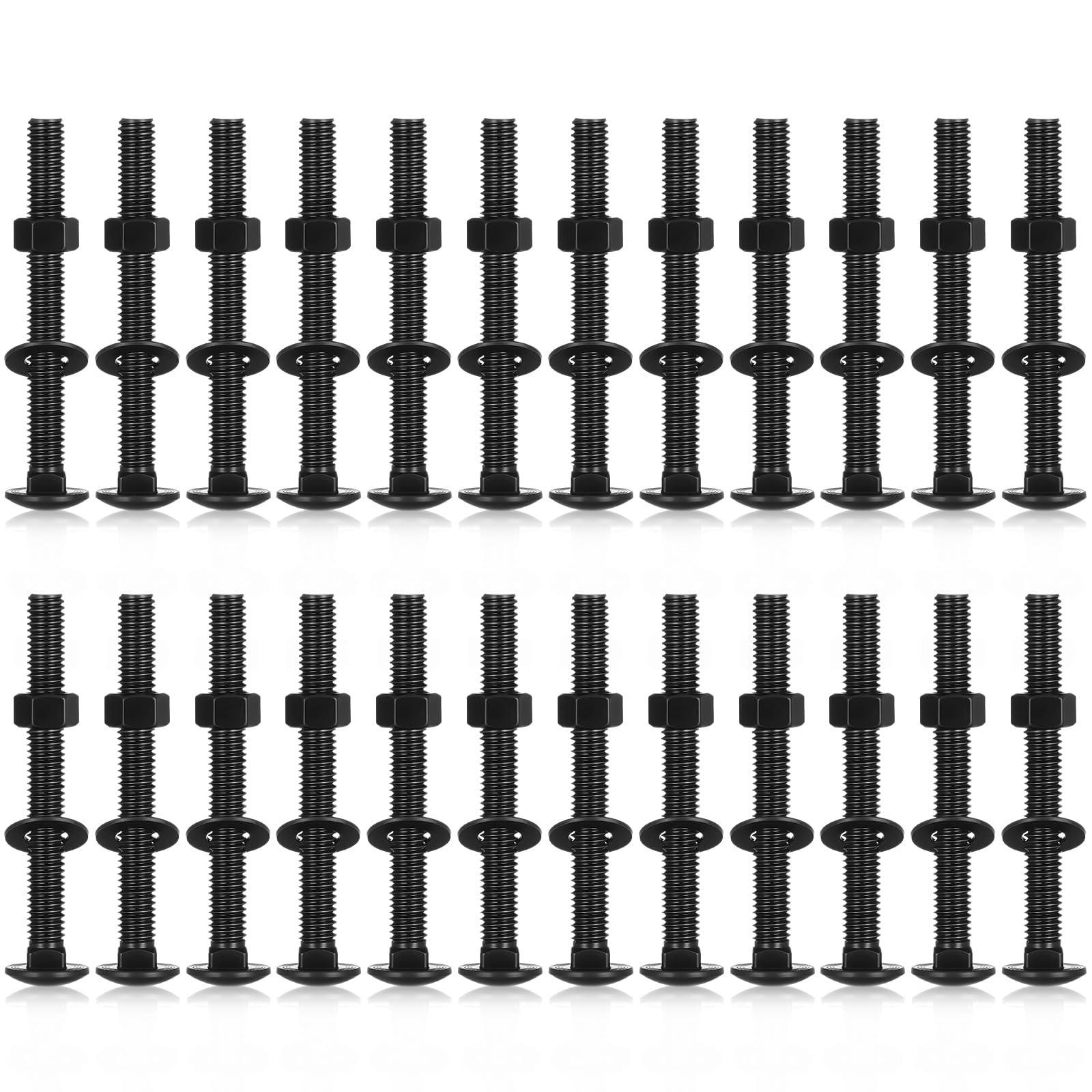 Zonon 25-Piece Stainless Steel Carriage Bolt Kit -7