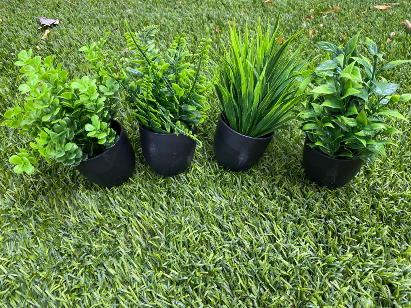 2/mo Finance Der Rose Fake Plants 4 Packs Artificial Plants Small